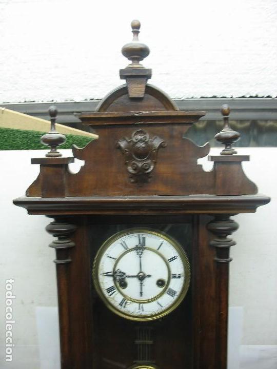 Vintage: Espectacular reloj de cuerda de madera decorativo - Foto 1 - 116434607