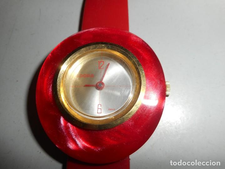PRECIOSO RELOJ VINTAGE A CUERDA FUNCIONANDO MARCA ADORA (Relojes - Relojes Vintage )