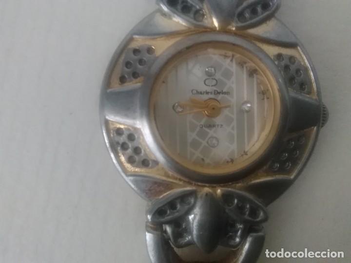 Vintage: Reloj Charles delon se&ntilde;ora - Foto 2