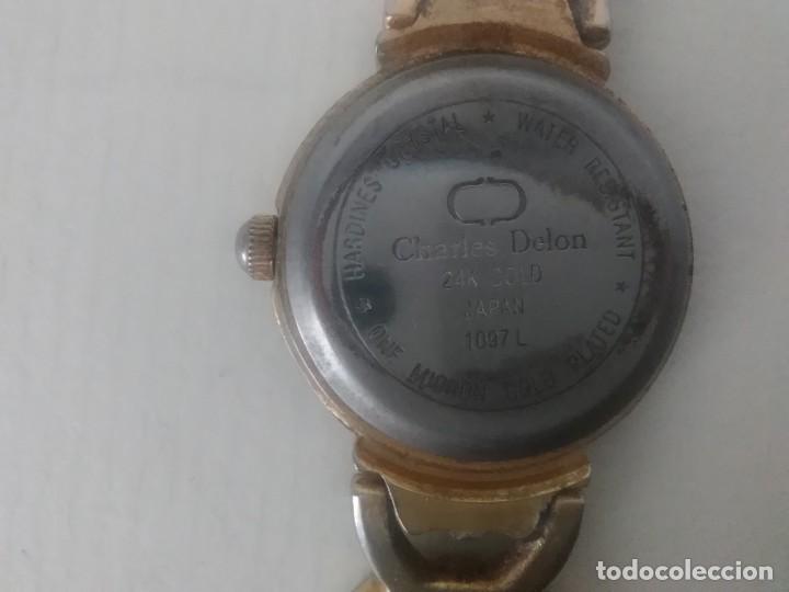Vintage: Reloj Charles delon se&ntilde;ora - Foto 3