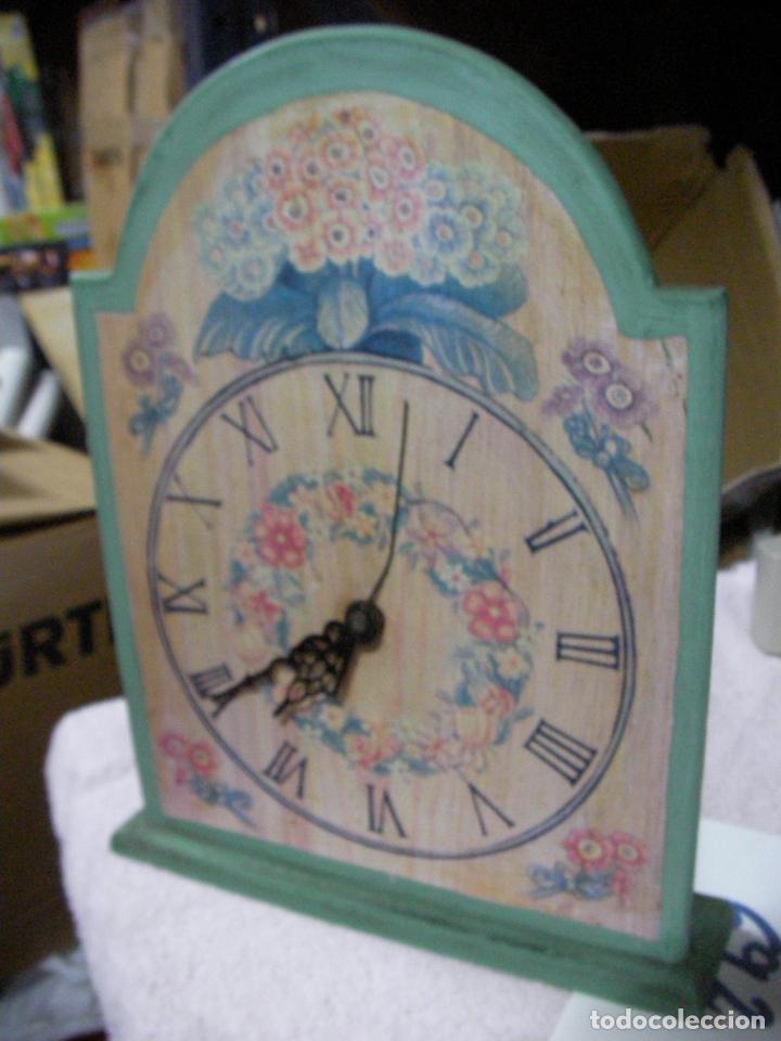 Vintage: RELOJ DE MADERA VINTAGE - Foto 1