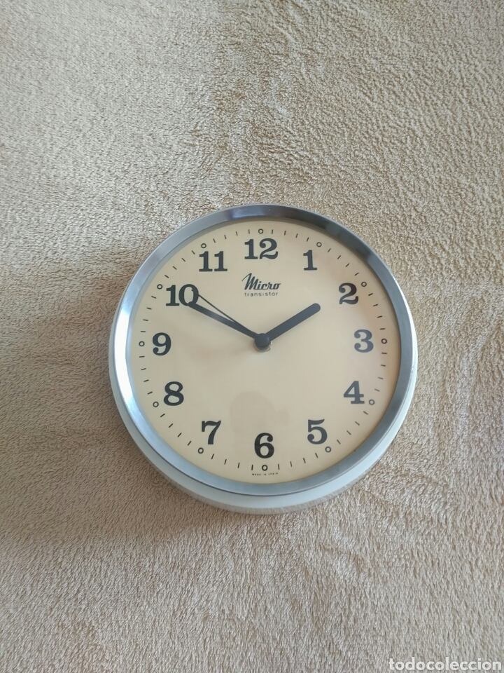 Vintage: RELOJ INDUSTRIAL MICRO. FUNCIONANDO!! - Foto 2