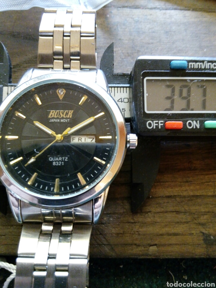 Vintage Uhren: Reloj Bosck nuevo date day precioso