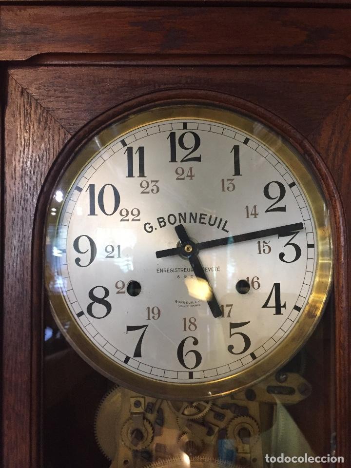 Vintage: Reloj de fichar G. Bonneuil Paris - Foto 2 - 135920186