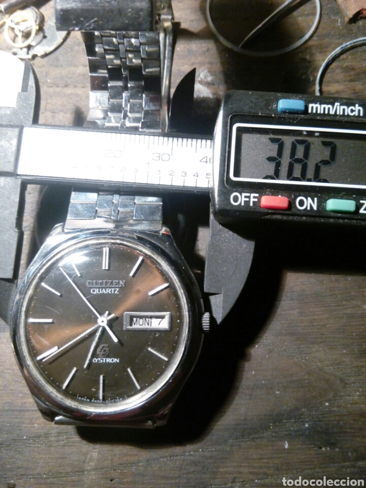 Vintage Uhren: Reloj Citizen Quarzt cryston, especial tama&ntilde;o y maquina 8130A