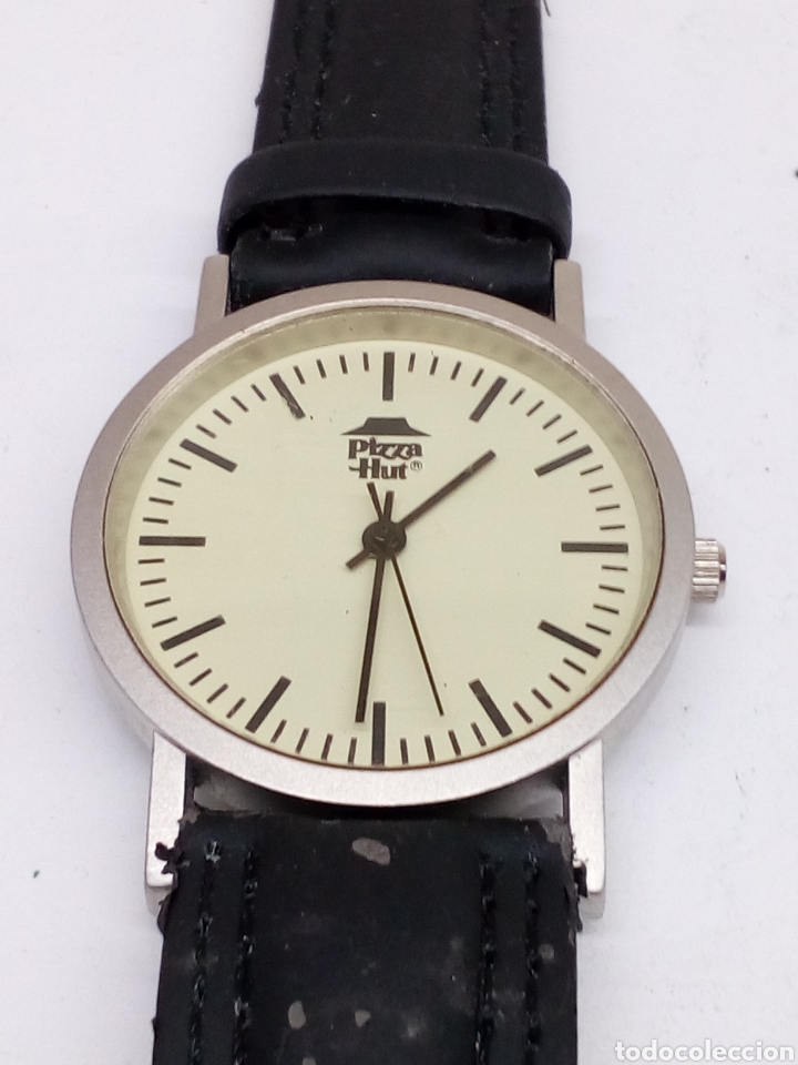 Vintage: Reloj Pizza Hut Quartz en funcionamiento - Foto 1