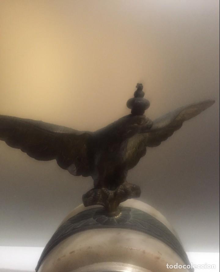 Vintage: clock marble antic with royal eagle polish era appx 1800 - Foto 2