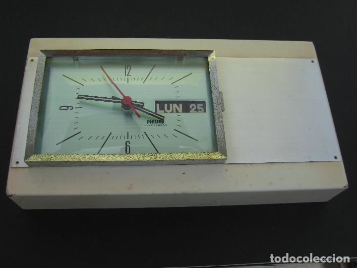 Vintage: RELOJ DE COCINA - PHILIPS ELECTR&Oacute;NICO - FUNCIONA - Foto 2