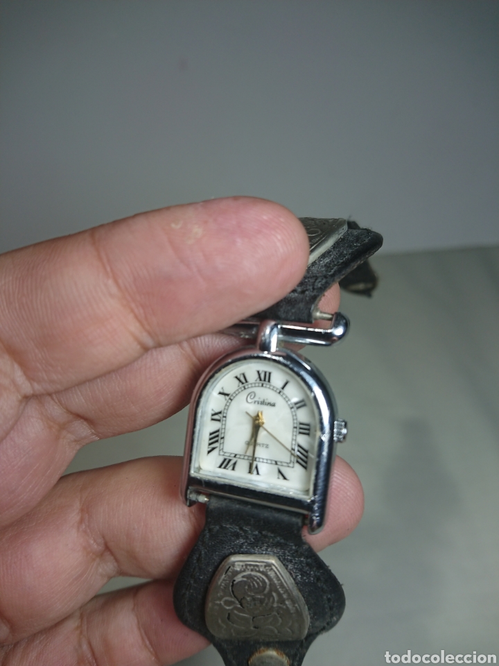Vintage: Antiguo Reloj Quartz con interior en Nacar - Foto 1
