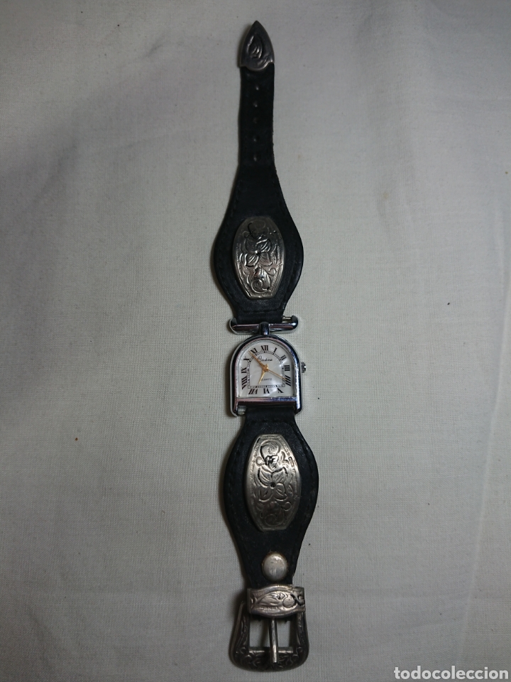 Vintage: Antiguo Reloj Quartz con interior en Nacar - Foto 2