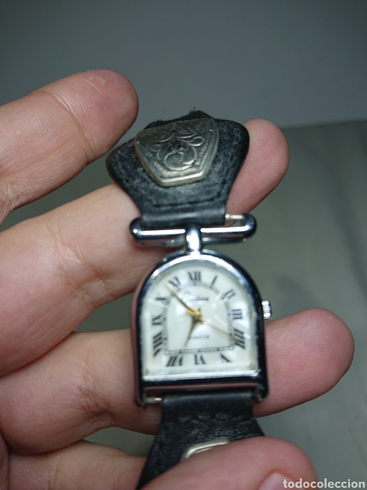 Vintage: Antiguo Reloj Quartz con interior en Nacar - Foto 4