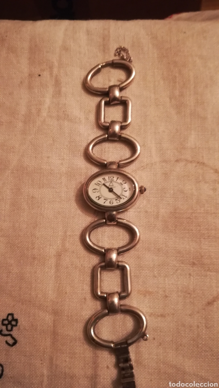 Vintage: Antiguo reloj de plata Triangle - Foto 1