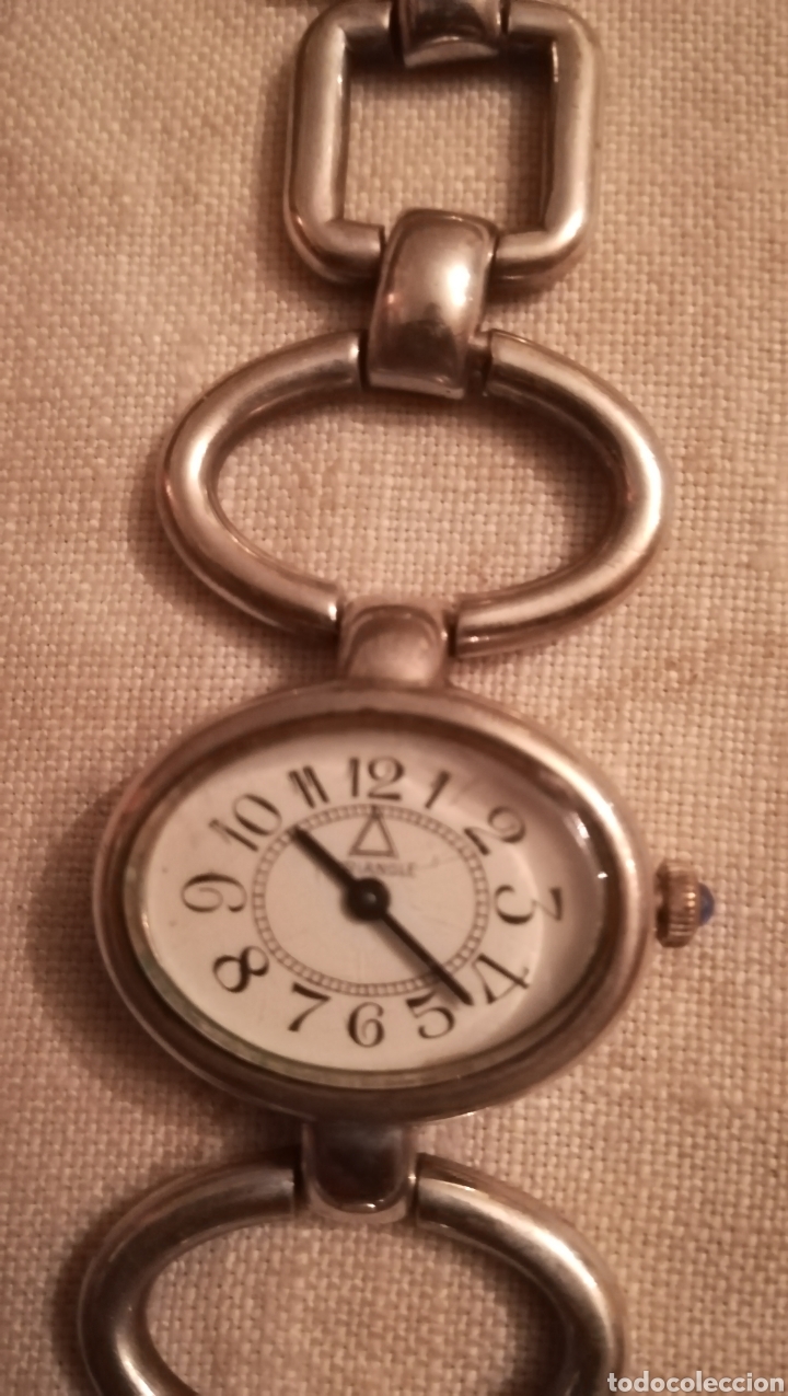 Vintage: Antiguo reloj de plata Triangle - Foto 2