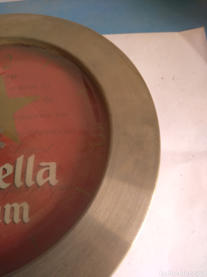 Vintage: Reloj pared retro Estrella DAMM, funcionando - Foto 4