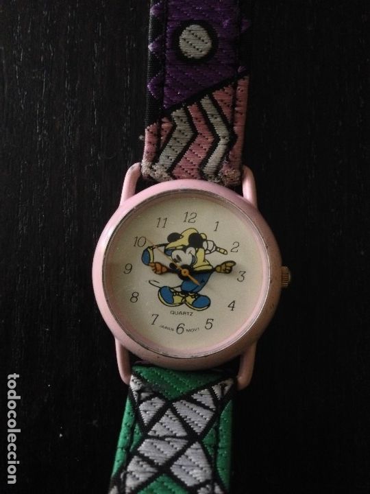 Vintage: 4 relojes antiguos de mickey mouse - Foto 2