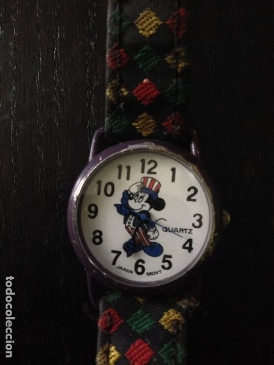 Vintage: 4 relojes antiguos de mickey mouse - Foto 4