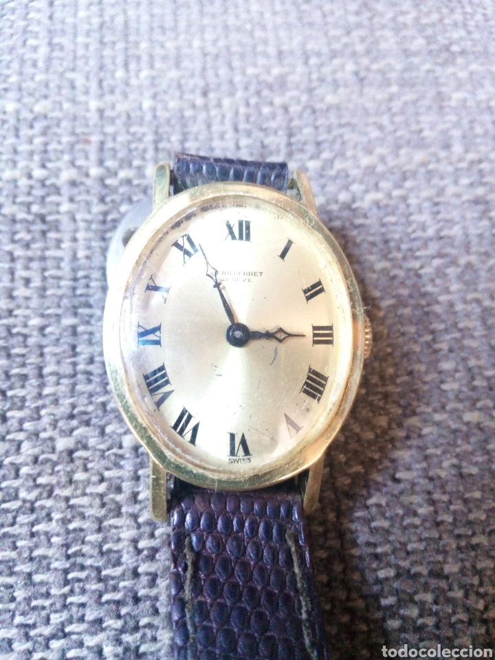 Vintage: Reloj jean perret cuerda - Foto 2
