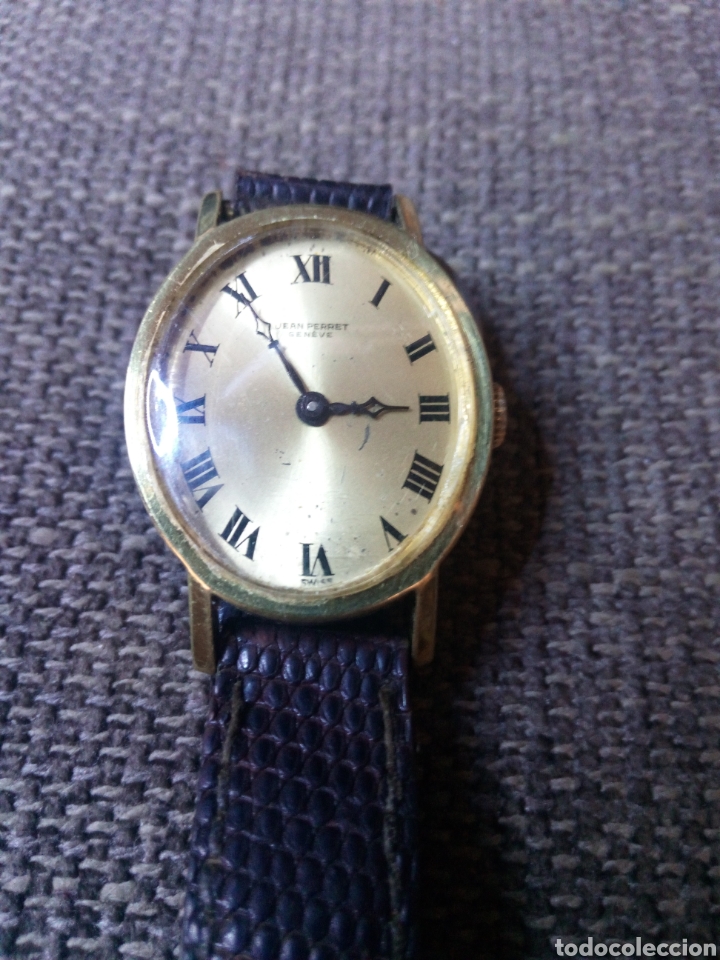 Vintage: Reloj jean perret cuerda - Foto 3