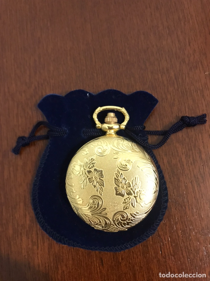 Vintage: RELOJ DE BOLSILLO DORADO - Foto 2