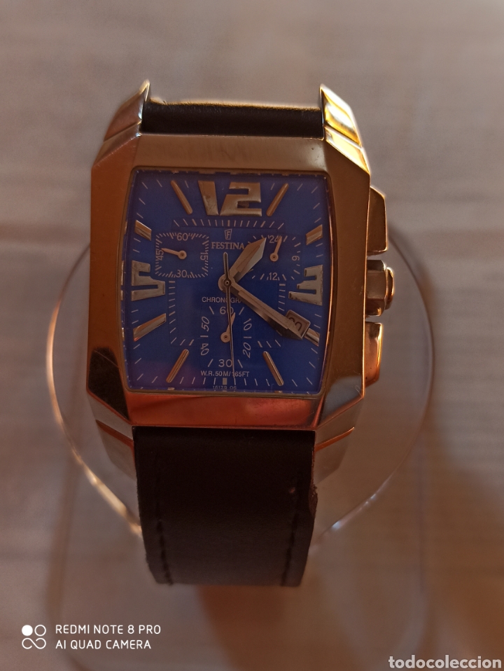 precioso reloj festina original azul chronograp - Comprar Relojes vintage  en todocoleccion - 192792276