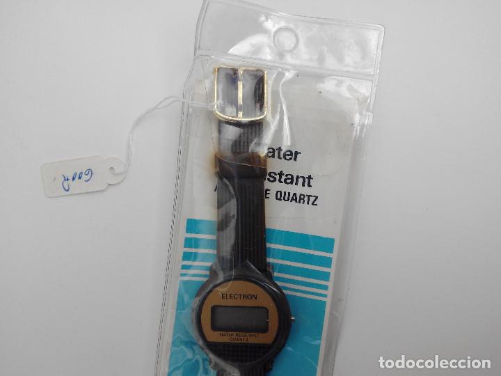 Vintage: RELOJ MARCA ELECTRON - DIGITAL - SIN USAR - - Foto 3