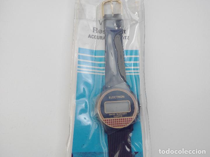 Vintage: RELOJ MARCA ELECTRON - DIGITAL - SIN USAR - - Foto 2