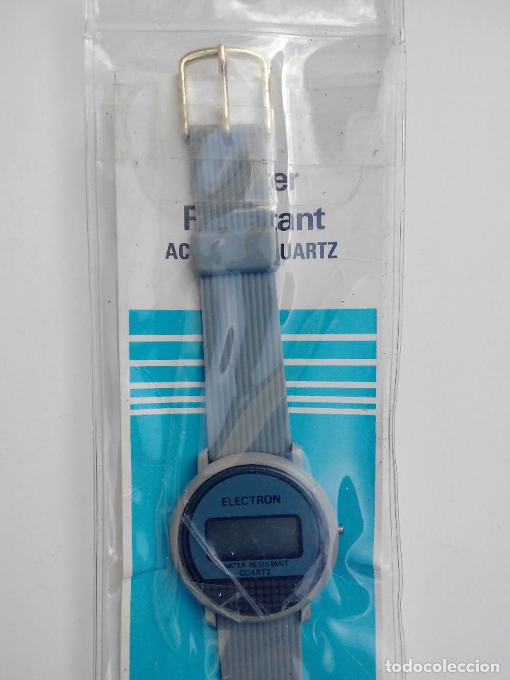 Vintage: RELOJ MARCA ELECTRON - DIGITAL - SIN USAR - - Foto 3