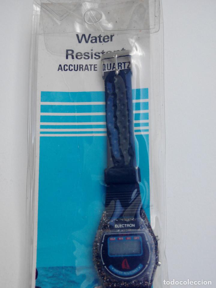 Vintage: RELOJ MARCA ELECTRON - DIGITAL - SIN USAR - - Foto 3
