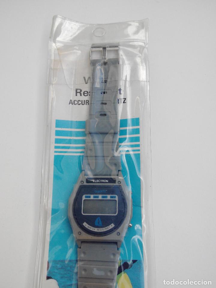 Vintage: RELOJ MARCA ELECTRON - DIGITAL - SIN USAR - - Foto 3