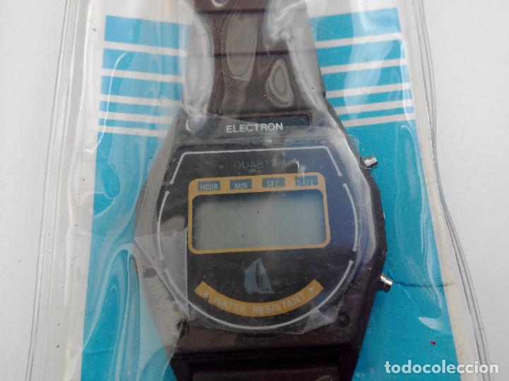 Vintage: RELOJ MARCA ELECTRON - DIGITAL - SIN USAR - - Foto 2
