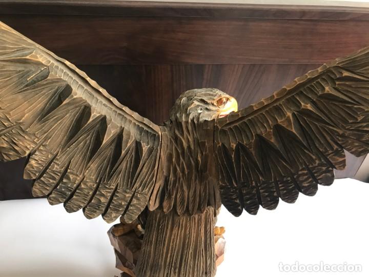 Vintage: Aguila grandes dimensiones de madera con reloj de cuerda hitlerjugend tercer Reich hitler nazi nsdap - Foto 8 - 197824296