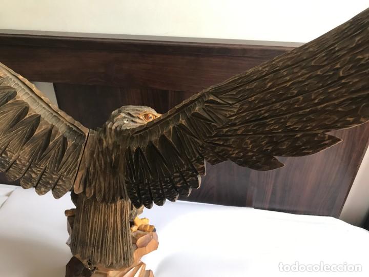Vintage: Aguila grandes dimensiones de madera con reloj de cuerda hitlerjugend tercer Reich hitler nazi nsdap - Foto 10 - 197824296