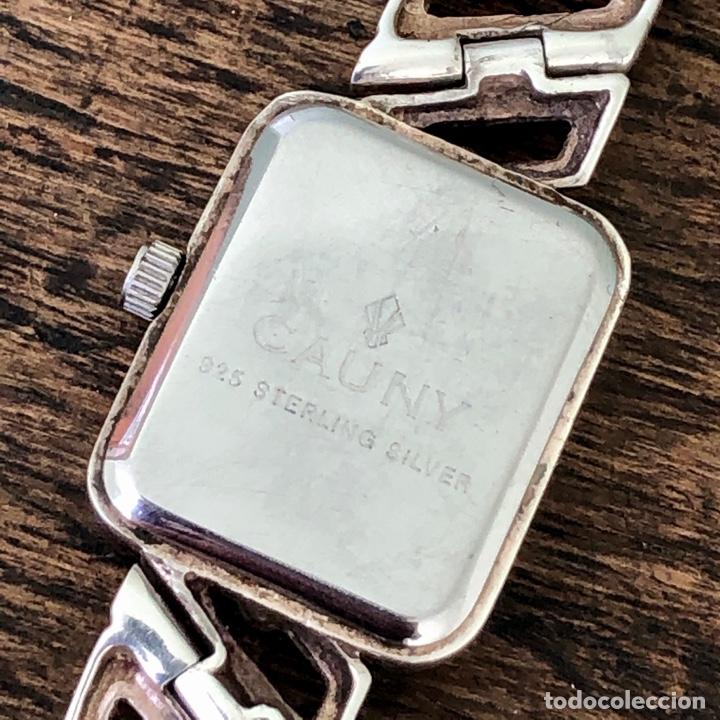 Vintage: Reloj Cauny de plata 925 - Foto 4