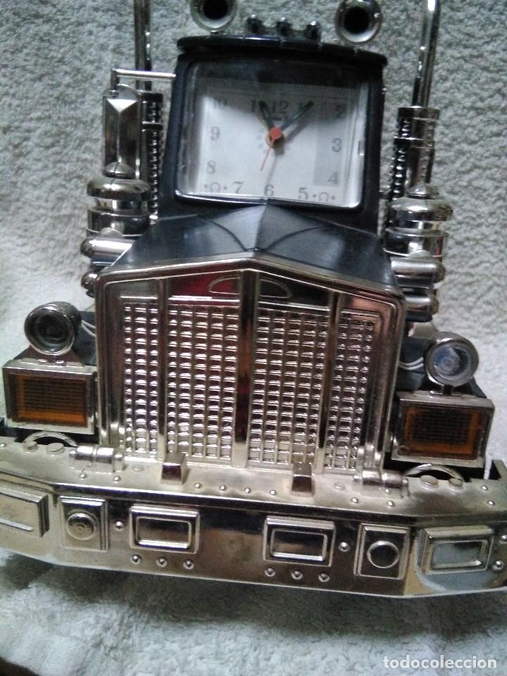 Vintage: Cabeza de trailer con reloj funcionando - Foto 2
