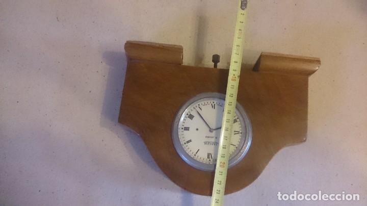 Vintage: MARAVILLOSO RELOJ DE AUTOMOVIL ( JAEGER ) DE MADERA - Foto 2