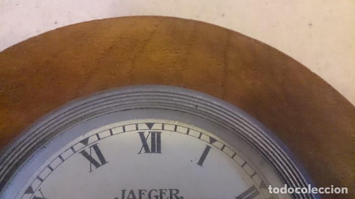 Vintage: MARAVILLOSO RELOJ DE AUTOMOVIL ( JAEGER ) DE MADERA - Foto 5