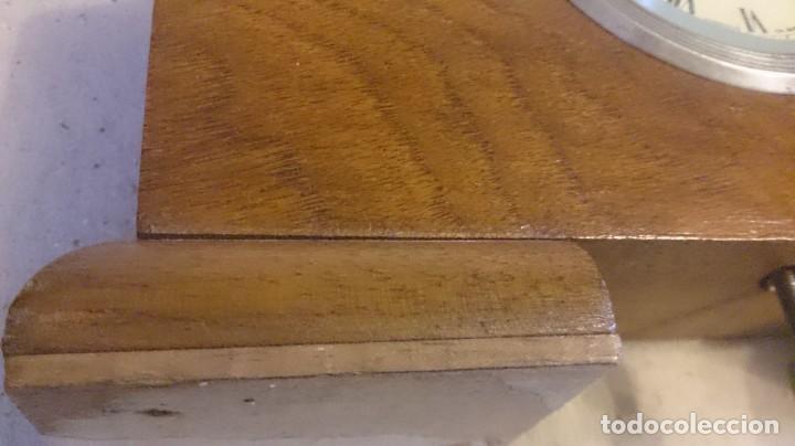 Vintage: MARAVILLOSO RELOJ DE AUTOMOVIL ( JAEGER ) DE MADERA - Foto 6