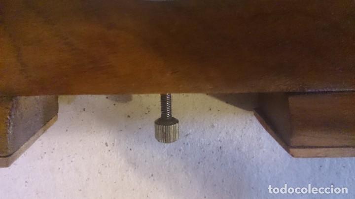 Vintage: MARAVILLOSO RELOJ DE AUTOMOVIL ( JAEGER ) DE MADERA - Foto 7