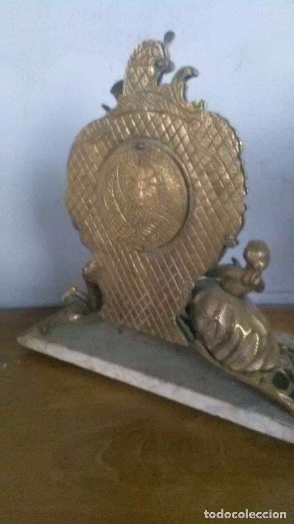 Vintage: Reloj sobre mesa bronce - Foto 4 - 209326713
