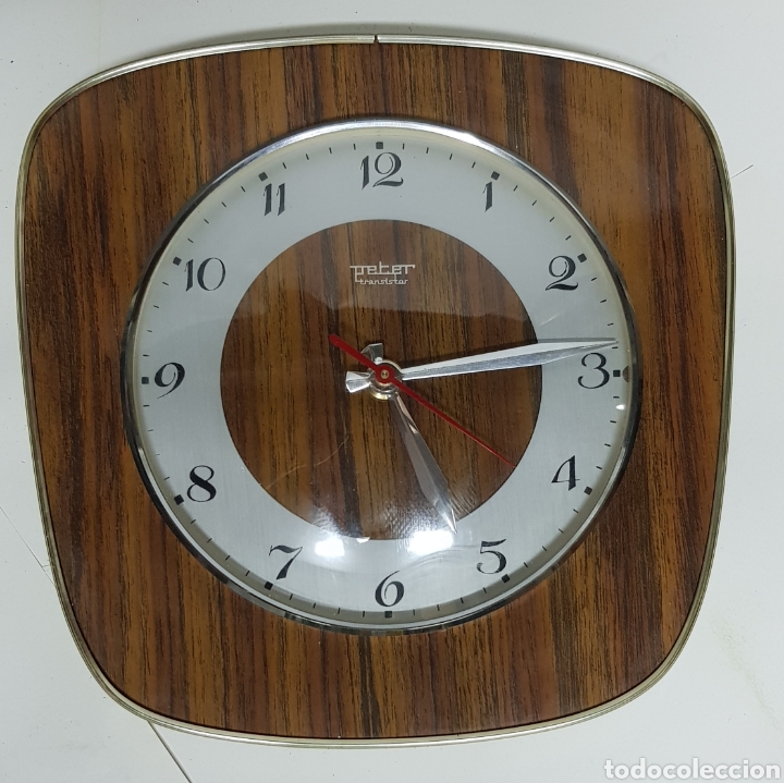 Vintage: RELOJ PARED PETER TRANSISTOR - Foto 4