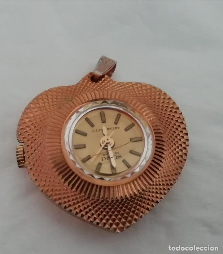 Vintage: Reloj colgante de se&ntilde;ora sunki deluxe funcionando