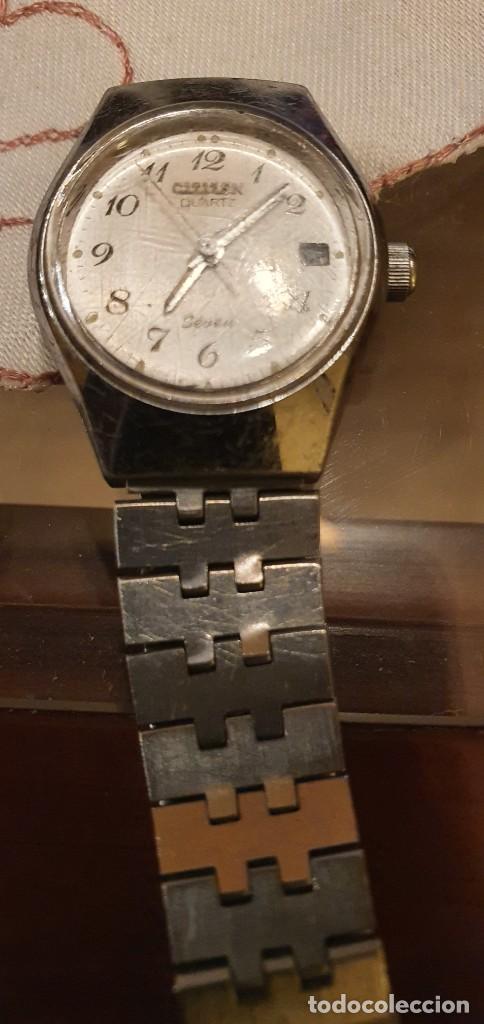 Vintage: Reloj citizen quartz seven - Foto 1