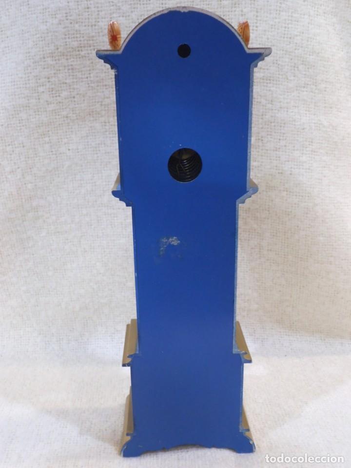 Vintage: RELOJ-CARRILL&Oacute;N cuerda (26cm) azul - Foto 6