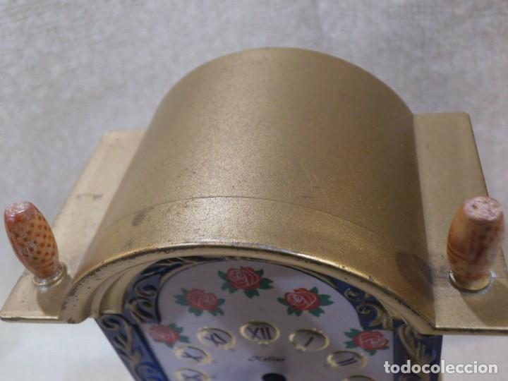 Vintage: RELOJ-CARRILL&Oacute;N cuerda (26cm) azul - Foto 8