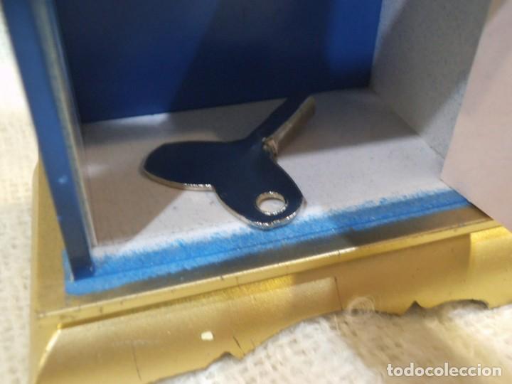 Vintage: RELOJ-CARRILL&Oacute;N cuerda (26cm) azul - Foto 11