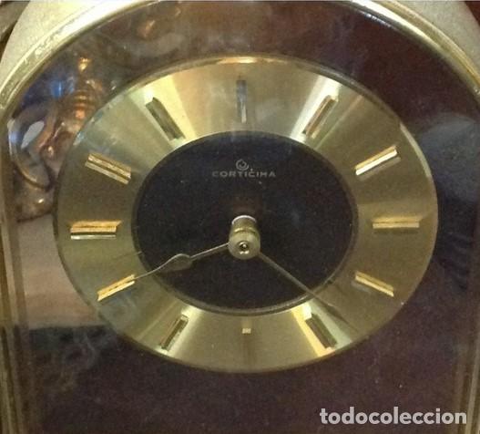 Vintage: RELOJ DE SOBREMESA CORTICIMA - Foto 2