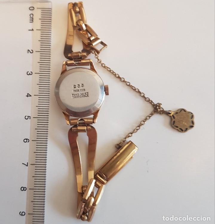 Vintage: Reloj antiguo de mujer cristal Watch chapado en oro - Foto 7 - 222348303