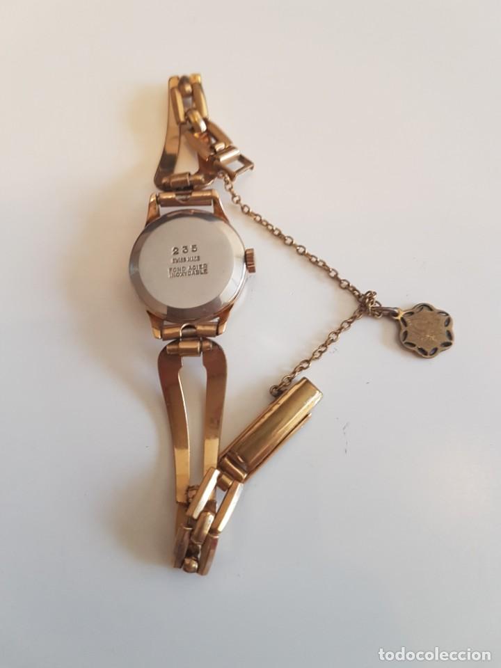 Vintage: Reloj antiguo de mujer cristal Watch chapado en oro - Foto 8 - 222348303
