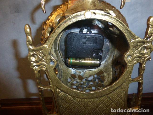 Vintage: RELOJ DE BRONCE DE SOBREMESA, FUNCIONANDO - Foto 8