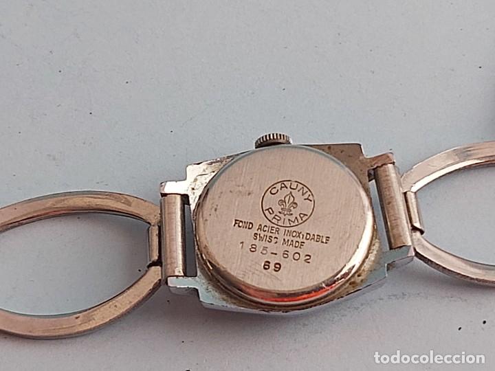 Vintage: RELOJ ANTIGUO CAUNY PRIMA - Foto 5